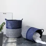 Homeko Torrey Coastal Storage Baskets with Handles