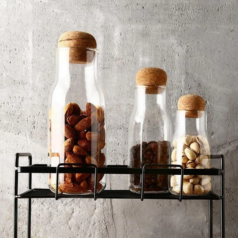 Homeko Touch of Glass Food Storage Bottle Collection -