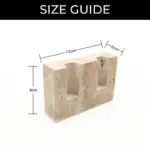 Homeko_Travertine_Taper_Candlestick_Holder_-_-4286657 Homeko Travertine Taper Candlestick Holder
