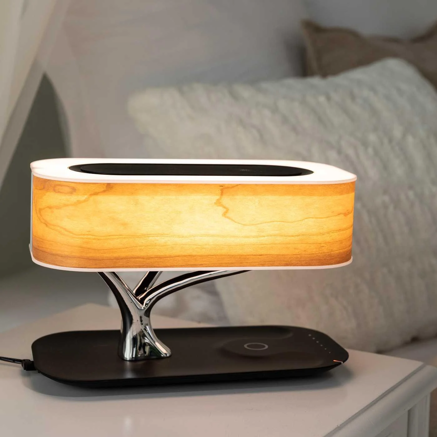 Homeko Tree Wireless Charger & Speaker Table Lamp -