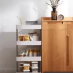 Homeko Trolley Storage Shelves on Wheels
