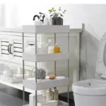 Homeko Trolley Storage Shelves on Wheels