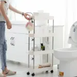 Homeko Trolley Storage Shelves on Wheels