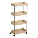Homeko Trolley Storage Shelves on Wheels