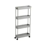 Homeko Trolley Storage Shelves on Wheels