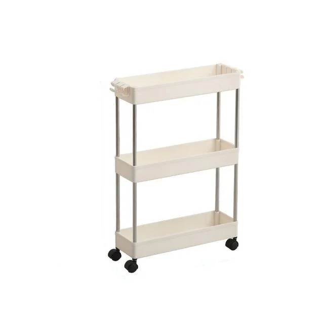 Homeko Trolley Storage Shelves on Wheels -