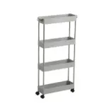 Homeko Trolley Storage Shelves on Wheels
