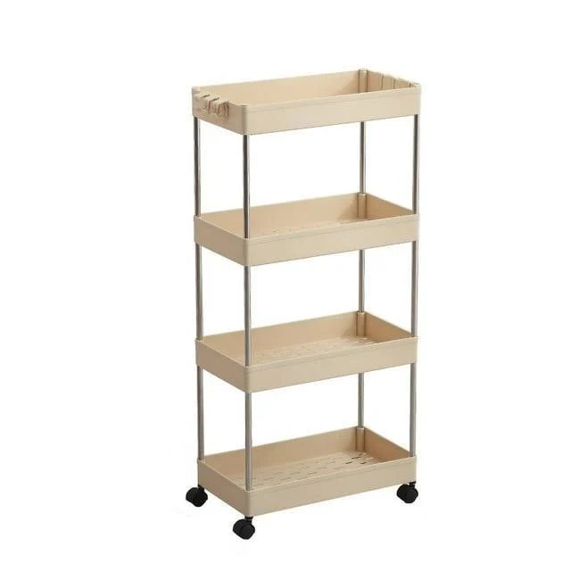 Homeko Trolley Storage Shelves on Wheels -