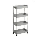 Homeko Trolley Storage Shelves on Wheels