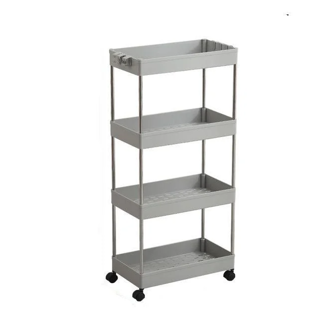 Homeko Trolley Storage Shelves on Wheels -