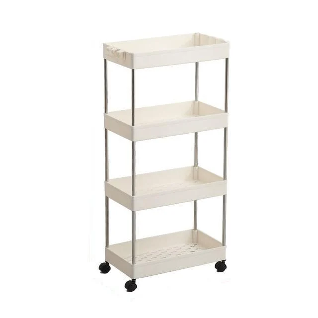 Homeko Trolley Storage Shelves on Wheels -