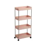 Homeko Trolley Storage Shelves on Wheels