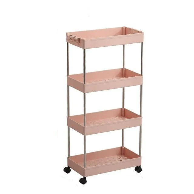 Homeko Trolley Storage Shelves on Wheels -