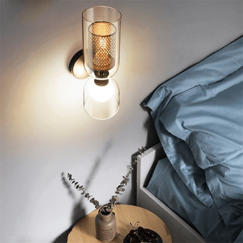 Homeko Twin Glass Wall Lamp -