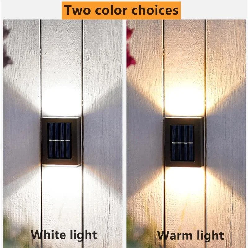 Homeko Up And Down Luminous LED Solar Wall Lights -