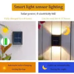 Homeko Up And Down Luminous LED Solar Wall Lights