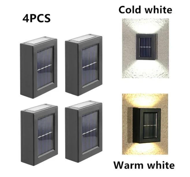 Homeko Up And Down Luminous LED Solar Wall Lights -