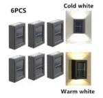 Homeko Up And Down Luminous LED Solar Wall Lights