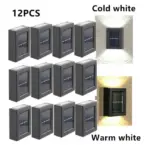 Homeko Up And Down Luminous LED Solar Wall Lights