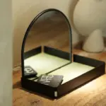 Homeko Vanity Mirror with Makeup Organizer Tray