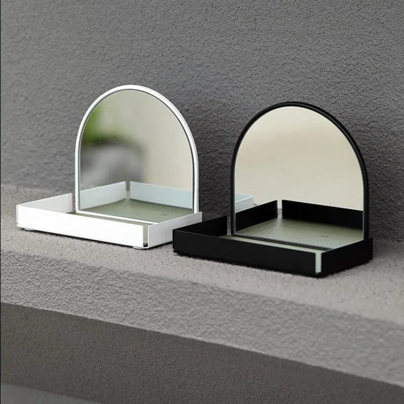 Homeko Vanity Mirror with Makeup Organizer Tray -