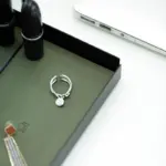 Homeko Vanity Mirror with Makeup Organizer Tray