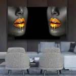 Homeko Very Lippy Canvas Paintings