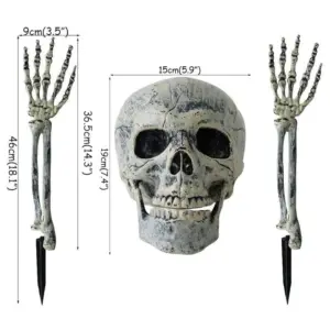 Homeko Very Scary Halloween Lawn Skeleton