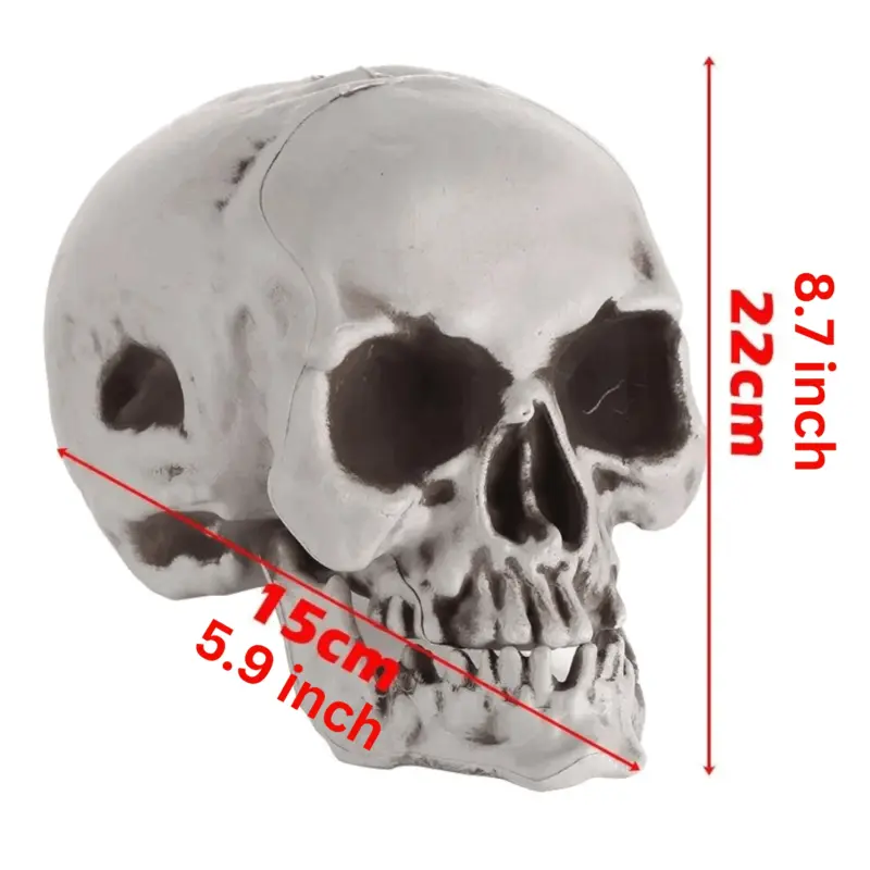 Homeko Very Scary Halloween Skull