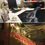 Homeko Very Scary Halloween Spider Web And Spiders