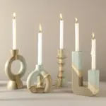 Homeko_Vintage_Ceramic_Taper_Candlestick_Holders_-_-4288764 Homeko Vintage Ceramic Taper Candlestick Holders