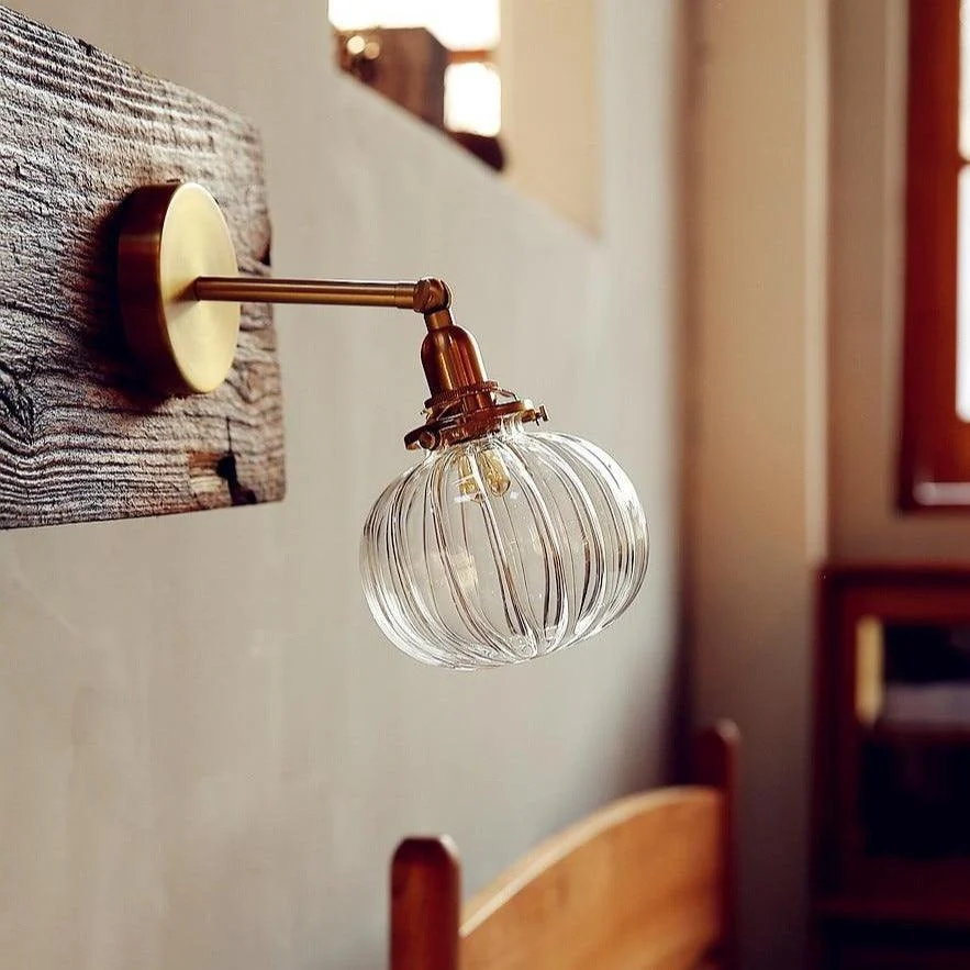 Homeko Vintage Glass Wall Light -