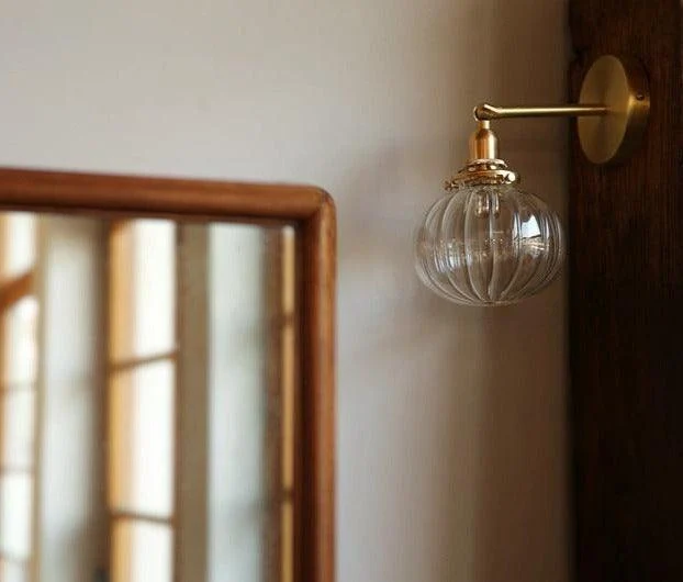 Homeko Vintage Glass Wall Light -