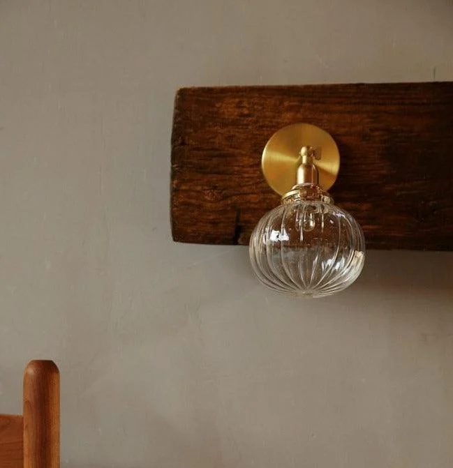 Homeko Vintage Glass Wall Light -