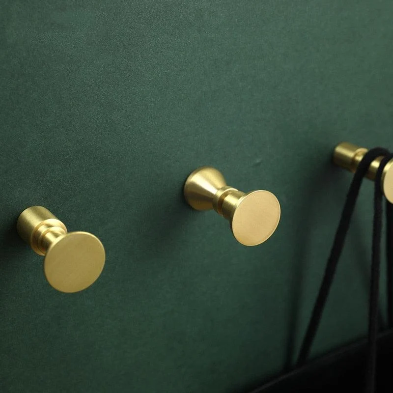 Homeko Vintage Golden Brass Wall Hooks & Coat Hooks -
