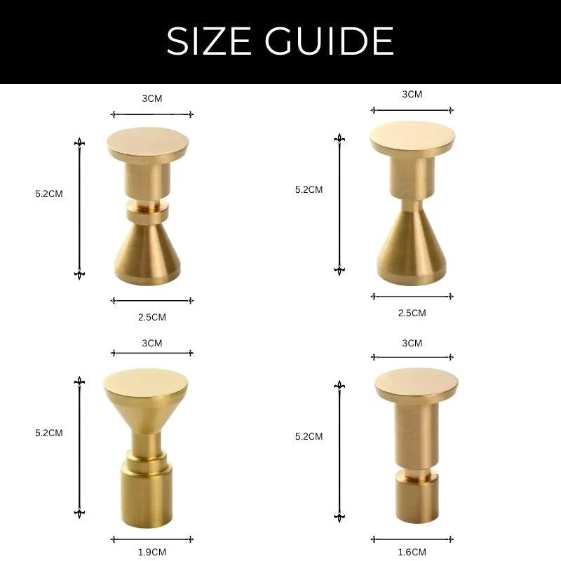 Homeko Vintage Golden Brass Wall Hooks & Coat Hooks -