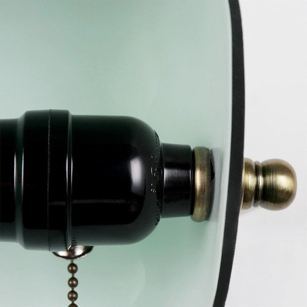 Homeko Vintage Green Banker Wall Lamp -