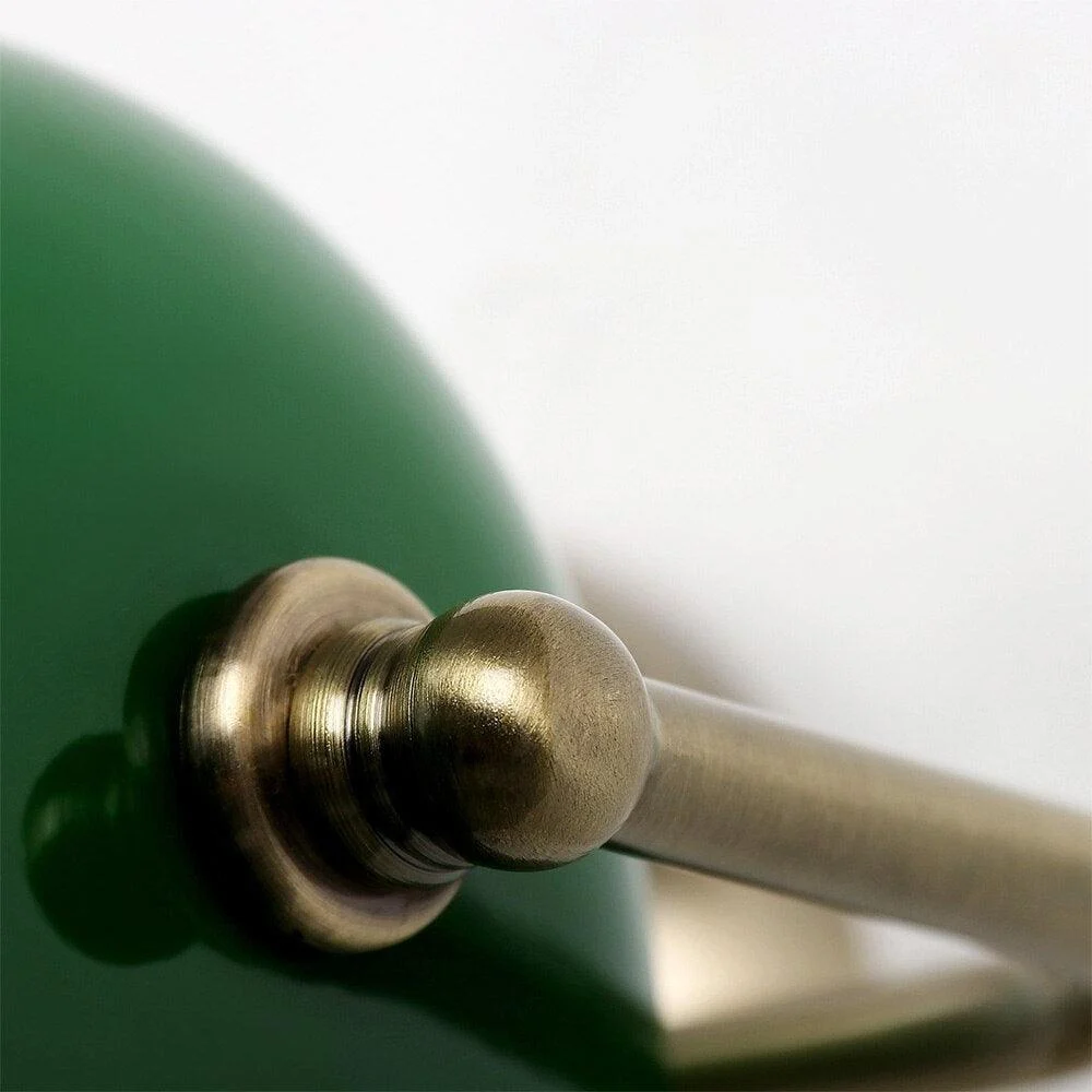 Homeko Vintage Green Banker Wall Lamp -