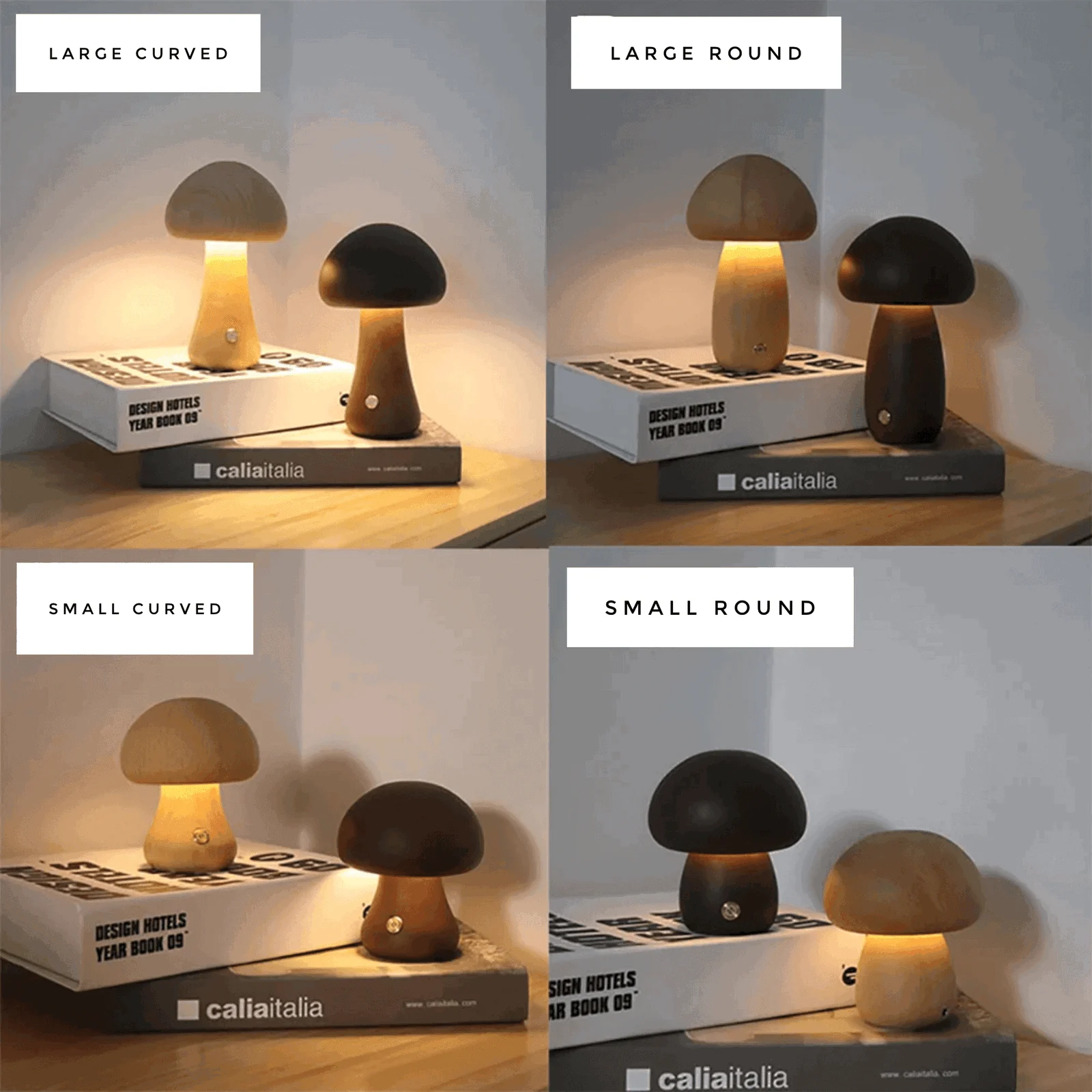 Homeko Vintage Mushroom Table Lamp -