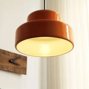 Homeko Vintage Orange Ceiling Pendant Light - 