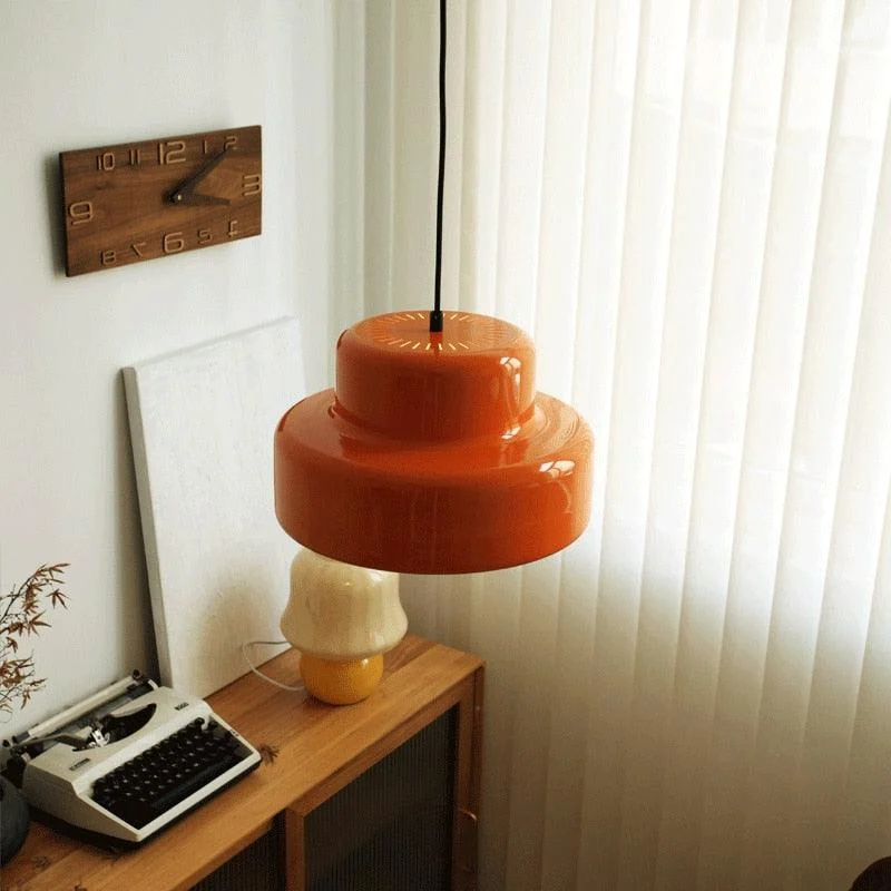 Homeko Vintage Orange Ceiling Pendant Light -