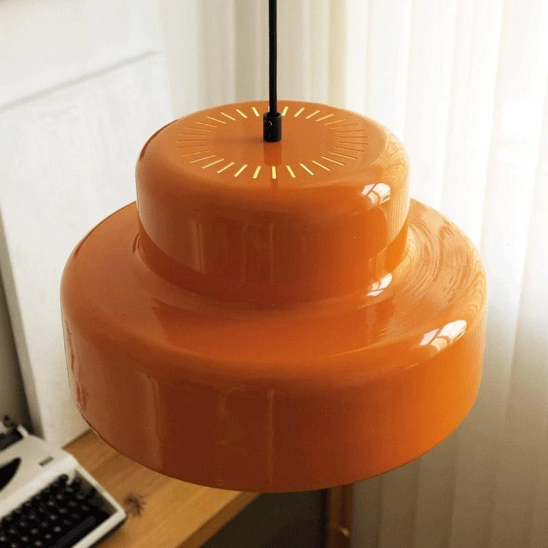 Homeko Vintage Orange Ceiling Pendant Light -
