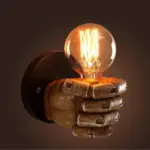 Homeko Vintage Wood Hand Model Wall Lamps