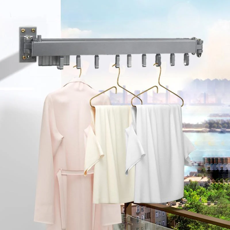 Homeko Wall-Mounted Clothes Hanging Rack -