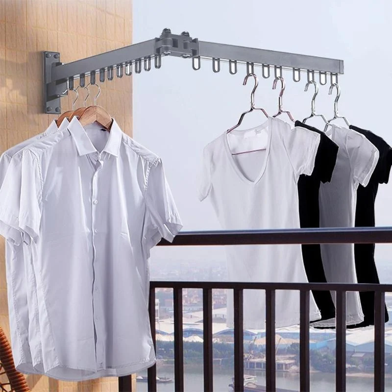 Homeko Wall-Mounted Clothes Hanging Rack -