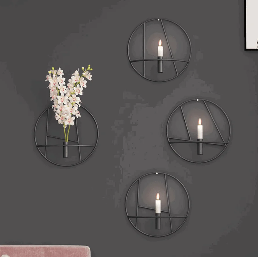 Homeko Wall Candle Holder and Vase -