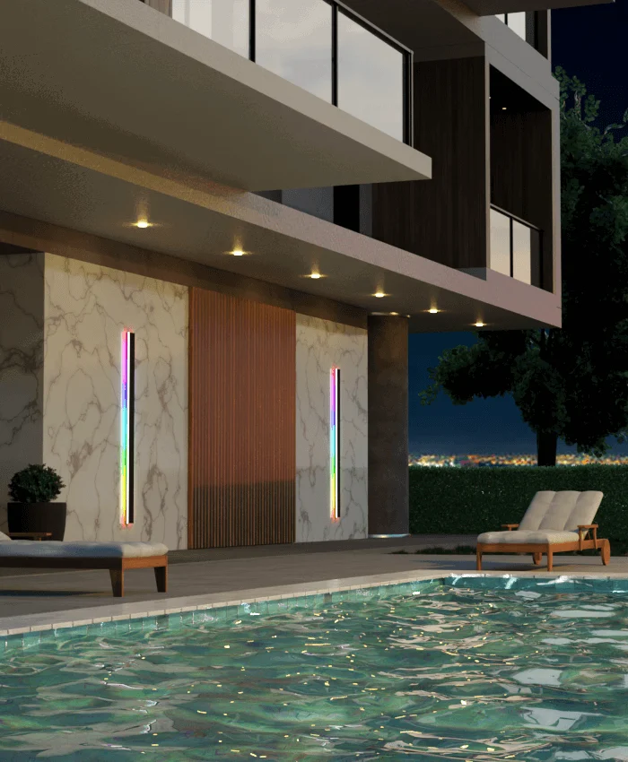 Homeko Wall LED Light Waterproof Outdoor/Indoor (RGB) -  - #tag1#