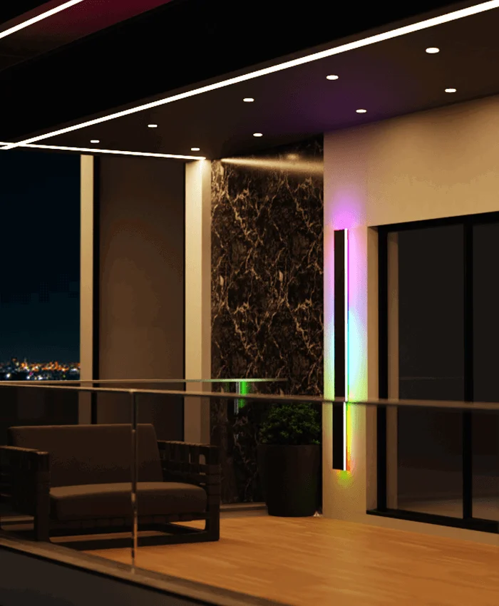 Homeko Wall LED Light Waterproof Outdoor/Indoor (RGB) -  - #tag1#