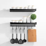 Homeko Wall Mounted Spice Rack Storage Shelves