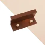 Homeko Wall Storage Shelf with Gold Hooks